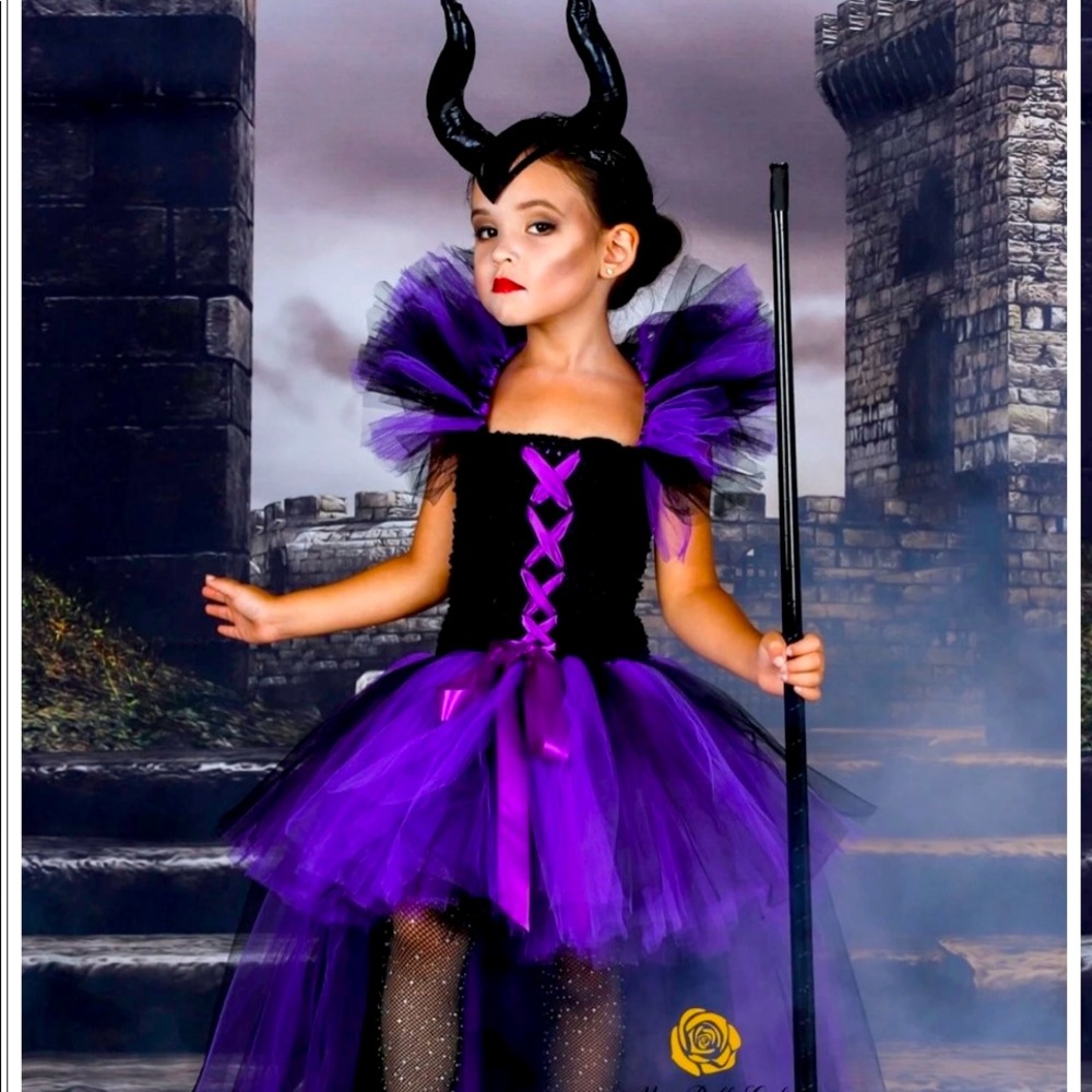 Maleficient Costume for 6-7 year old